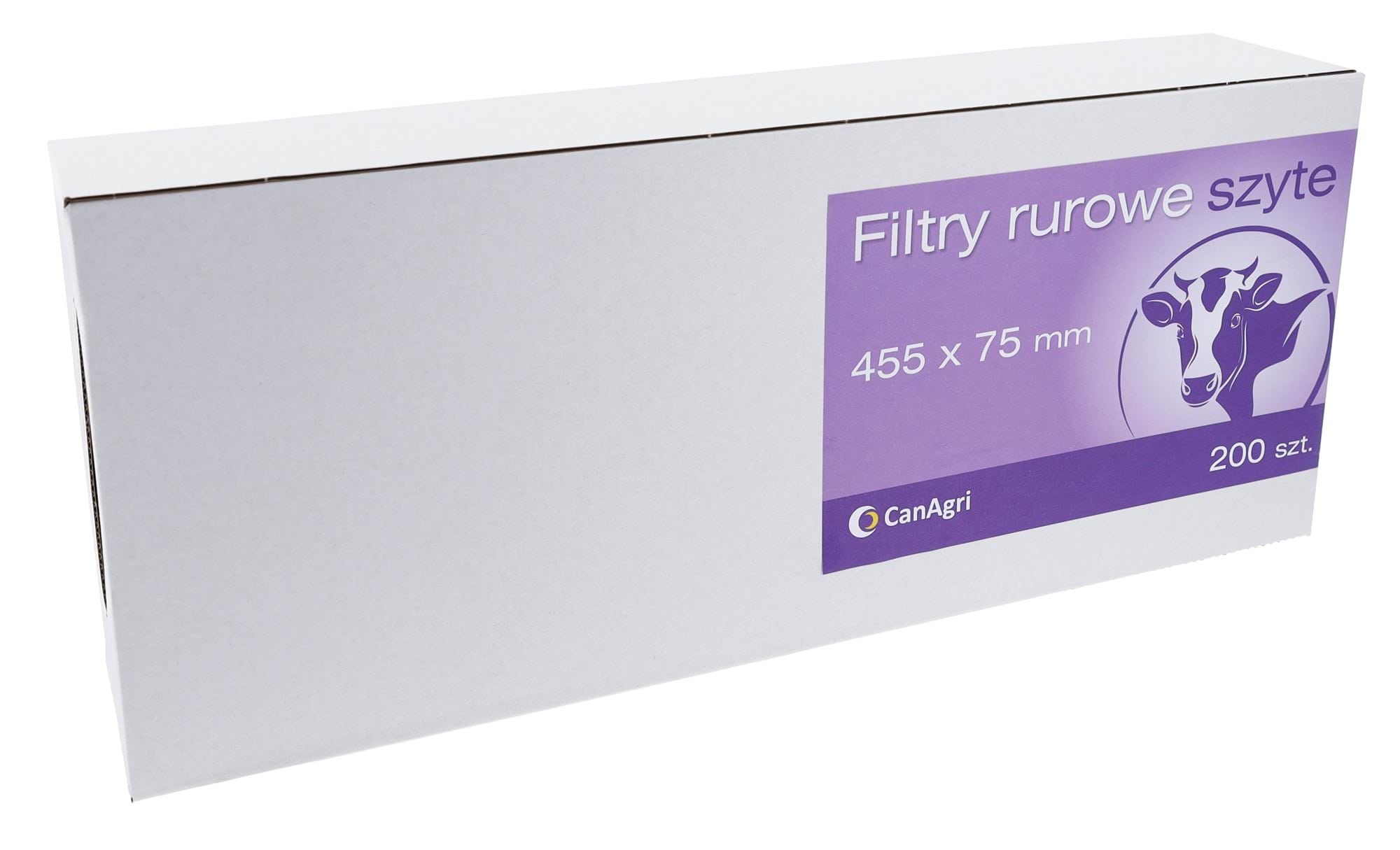 Filtr rurowy do mleka, 455 x 75 mm, 200 szt., Canagri