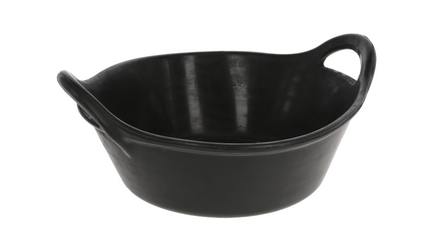 Karmidło gumowe, 20 l, czarny, Kerbl