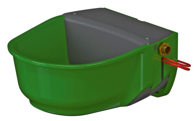 Poidło podgrzewane z zaworem pływakowym SH30, 230 V/73 W, z dodatkowym kablem grzewczym, Kerbl