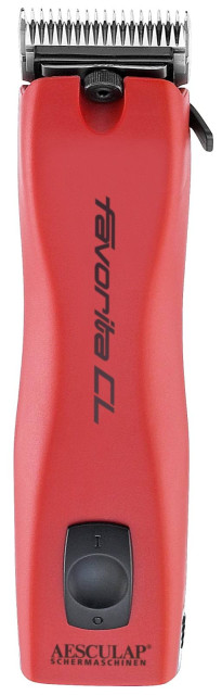 Maszynka do strzyżenia małych zwierząt Favorita CL, akumulatorowa, czerwony, Aesculap