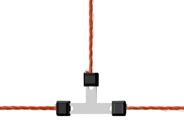 Złączka trójnik do plecionki Litzclip® 3 mm, 5 szt