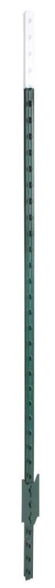 Palik ogrodzeniowy z metalu T-Post, 167 cm, zielony/szary, Kerbl