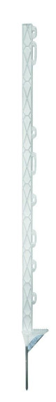 Palik ogrodzeniowy z polipropylenu TITAN PLUS, 108 cm, biały, poj. stopka, Kerbl