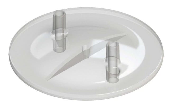 Pokrywa bańki udojowej, tworzywo, 2 otwory, 13-17 mm, Kerbl