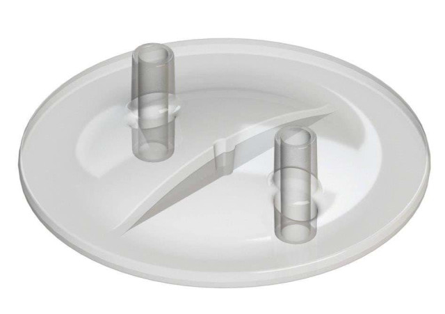 Pokrywa bańki udojowej, tworzywo, 2 otwory, 16-20 mm, Kerbl