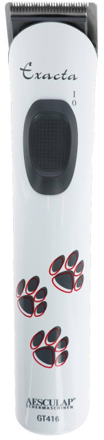 Maszynka do strzyżenia małych zwierząt Exacta, akumulatorowa, biały, Aesculap