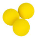 Zabawka piłka z pianki, 4,5 cm, żółte, Kerbl