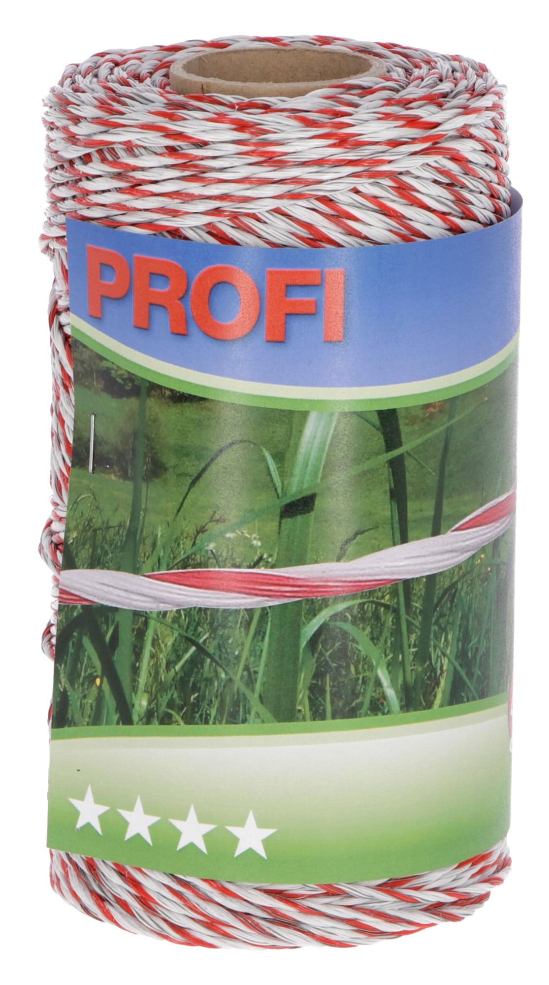 Plecionka ogrodzeniowa PROFI, 200 m, biało-czerwona, Kerbl