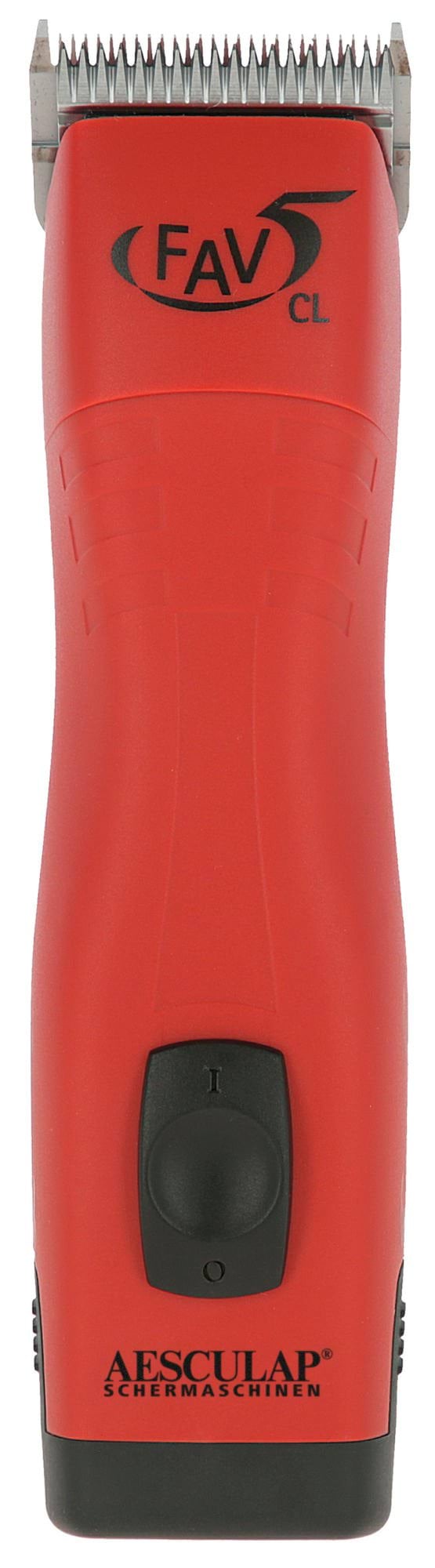 Maszynka do strzyżenia małych zwierząt FAV5 CL, 1 akumulator, czerwony, Aesculap