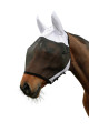 Maska przeciwowadowa dla konia z uszami i siatką na oczy SuperFly, Covalliero