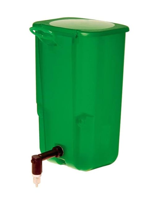 Poidło dla królików, 1000 ml, tworzywo sztuczne, zielony, Kerbl