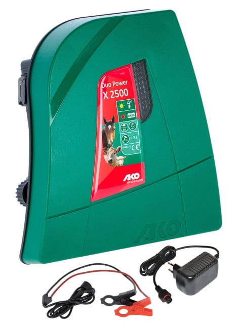 Elektryzator uniwersalny Duo Power X 2500, dla koni, bydła i małych zwierząt, 3.2 J, AKO