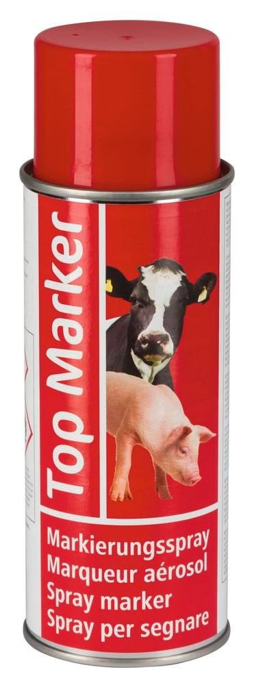 Spray do znakowania, TopMarker 500 ml, czerwony,Kerbl
