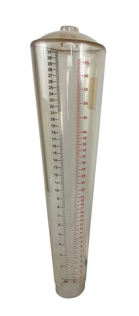 Kolba - bez gumowego korka do mlekometru Waikato