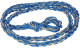 Sizalowa linka transportowa dla zwierząt, niebieska, mała pętla, 220 cm x 13 mm, Kerbl