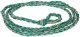 Sizalowa linka transportowa dla zwierząt, zielona, mała pętla, 300 cm x 13 mm, Kerbl