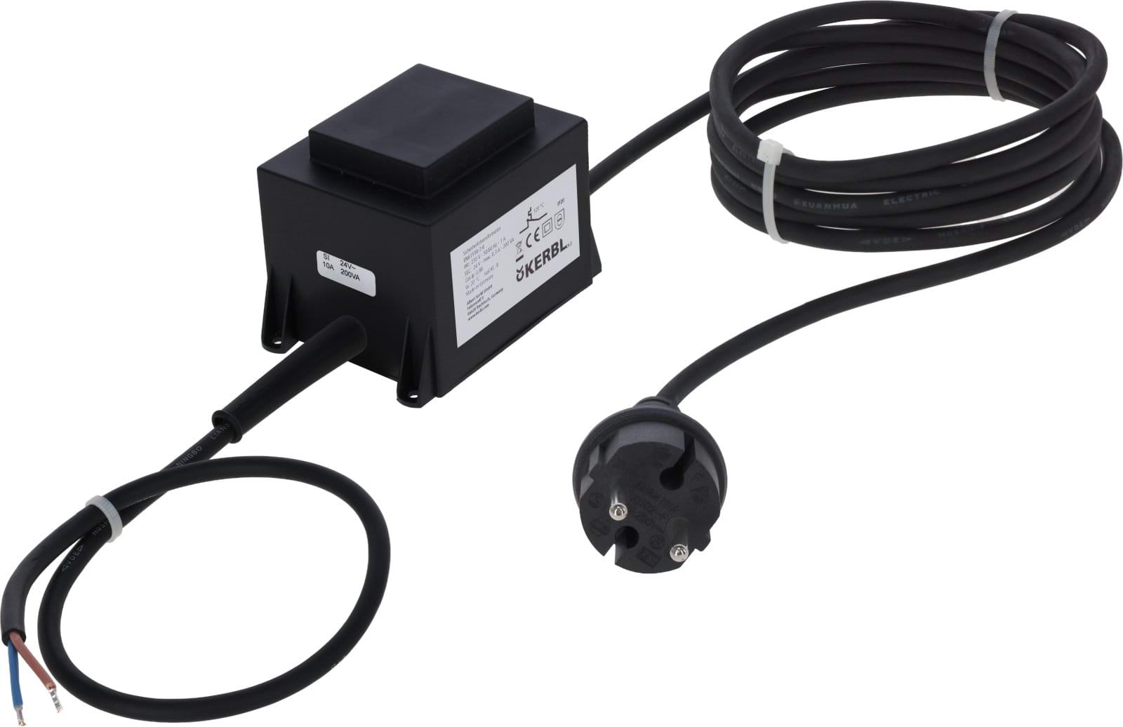 Transformator 230/24 V, 200 W do grzałki do poidła korytowego, Kerbl