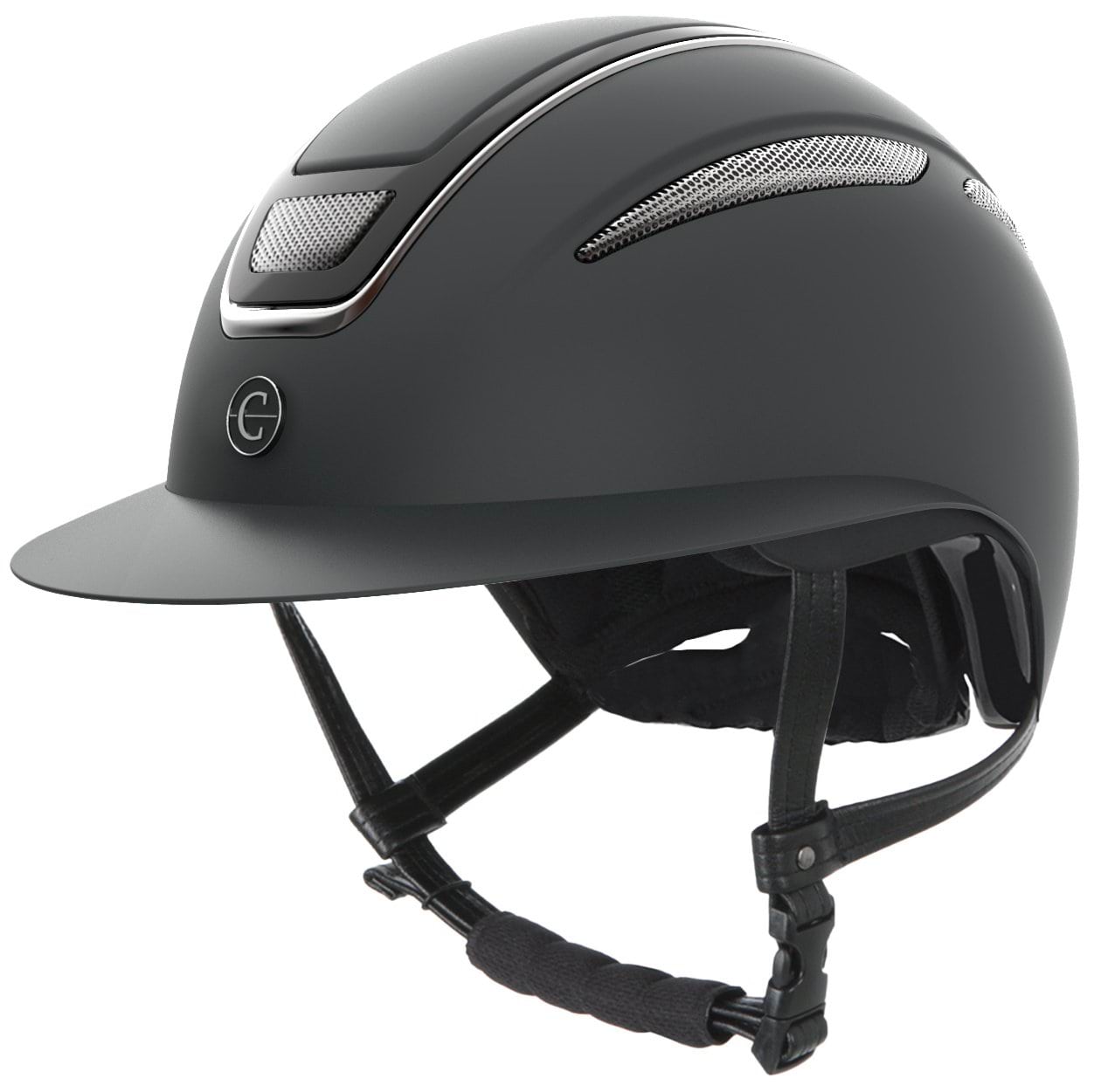 Kask jeździecki Elite Polo, czarny, 59-61 cm, Covalliero
