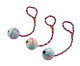 Zabawka dla psa, piłka na sznurku z dzwonkiem, 30 x 6 cm, Kerbl