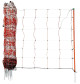 Siatka dla owiec TopLine Net, 50m, 90 cm, pod. szpic, biało-pomarańczowa, Kerbl