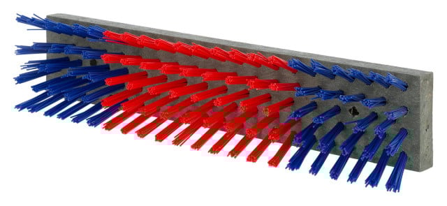 Szczota do czochradła dla bydła, 50 x 10 cm, niebiesko-czerwona, Kerbl