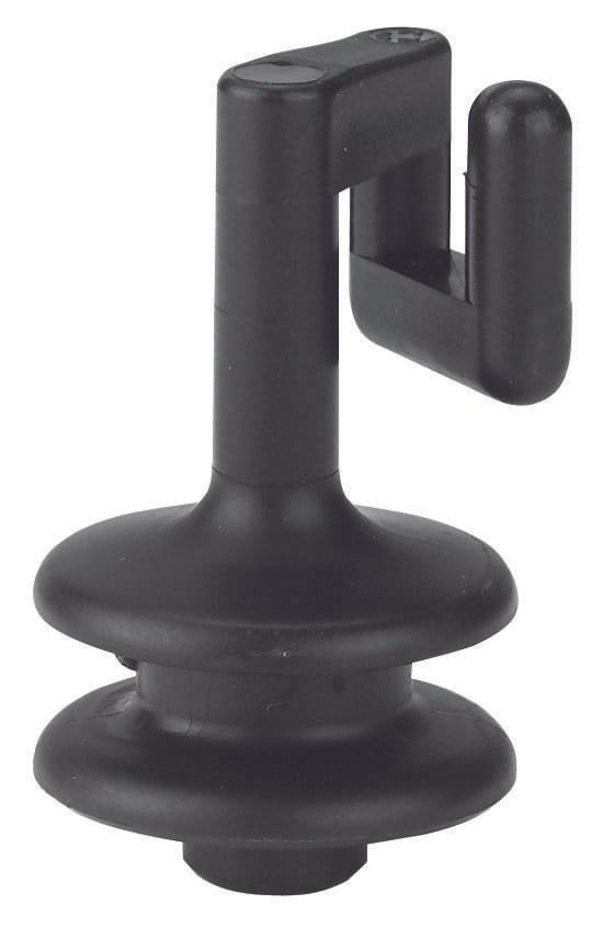 Izolator do plecionek i drutu do słupka metalowego owalnego, górny, Kerbl