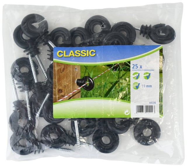 Izolator okrągły do plecionek i drutu BASIC, Kerbl