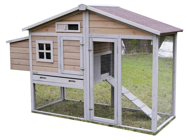 Domek dla kur z wybiegiem, 181 x 65 x 118 cm, Kerbl