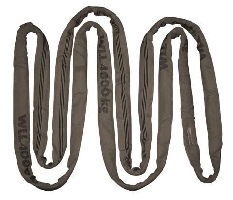 Zawiesie pasowe bezkońcowe , 4 m, udźwig 4000 kg, szary, Kerbl