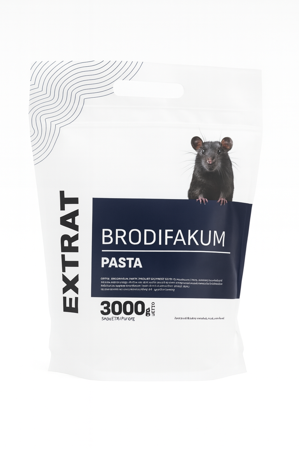 Trutka na myszy i szczury, pasta 3 kg, brodifakum, Extrat.