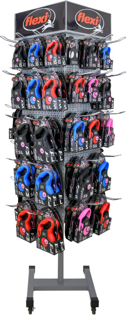 Zatowarowanie modułu FLEXI, ekspozytor obrotowy