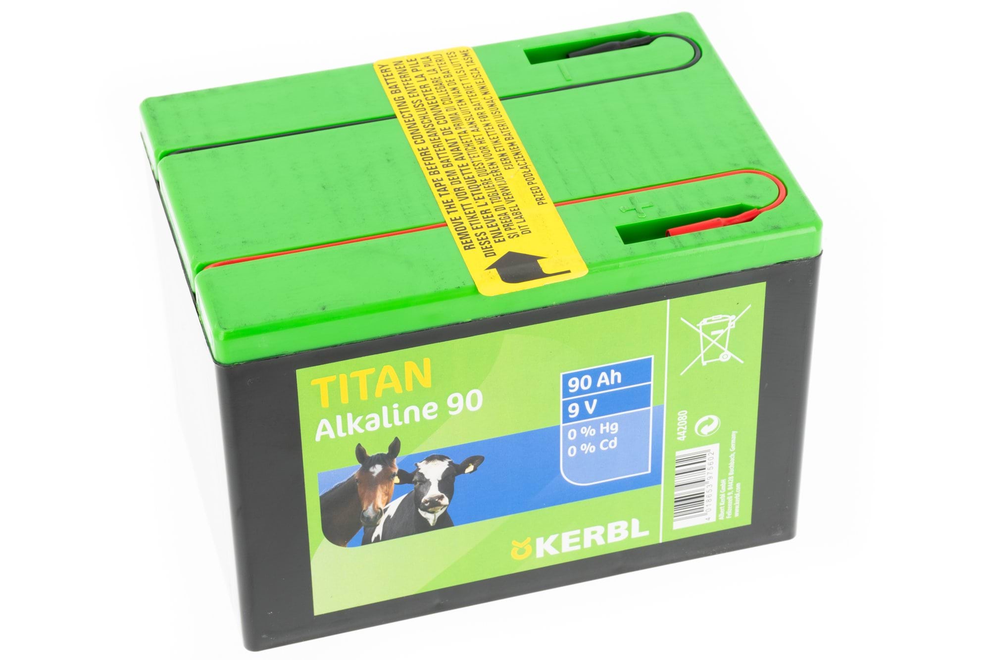 Bateria alkaliczna do elektryzatora TITAN, 9 V, 90 Ah, Kerbl