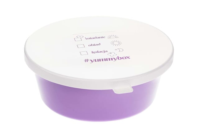 Zestaw miska na paszę, 6 l, lawendowa + pokrywka do miski Yummy