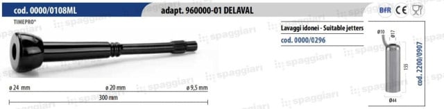 Guma strzykowa typ Alfa Laval 96000001, 10 mm ”dziesiątka Z”, 4szt., Spaggiari