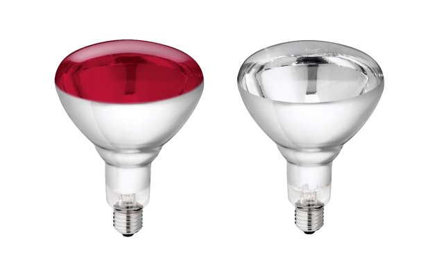 Promiennik podczerwieni, żarówka 150 - 250 W, szkło hartowane, biała/czerwona, Philips