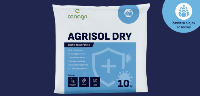 Preparat do dezynfekcji <br>Agrisol Dry 